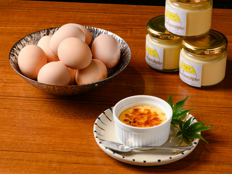 卵本来のコクが際立つ極上のデザート『とろ〜りコーチンプリン』