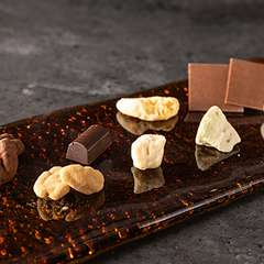 チョコレートの盛り合わせ