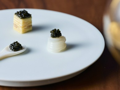 3種キャビアのプレートセット