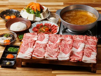 厳選素材で贅沢を満喫『特選宮古牛しゃぶコース』