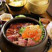 ＼ 天下布武まぶし × 肉究亭 犇 ／
もし戦国の世にこの一椀があったなら…
武将たちは奪い合ったであろう
◇近江牛ローストビーフ
◇濃厚すぎる雲丹
◇輝くいくら
◇香ばしい鰻
信長公ゆかりの地・稲沢市平和町より