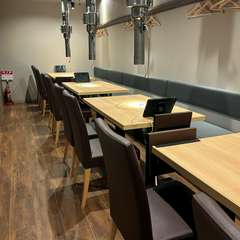 天満橋駅前。大人数での宴会にも対応可