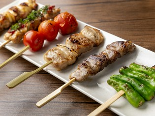 “蒸”とはまた異なるおいしさ『野菜巻き串“焼”』