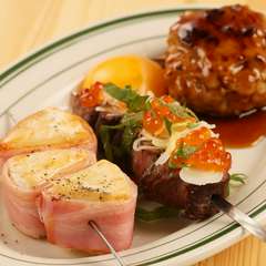 彩り良し、食べて良しの絶品メニュー『串焼き』各種