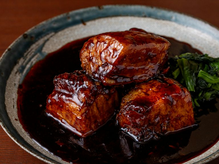 豚バラ肉ゴロゴロ『黒酢酢豚』