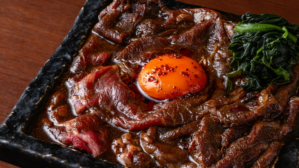 名物をご飯と共に『口水牛肉御飯（よだれ牛肉御飯）』