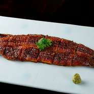 最良の「新仔うなぎ」や浜名湖産「ブランド鰻」など、季節ごとの厳選された素材を入荷しています。また、鰻だけでなく本鮪や和牛など、旬の食材を巧みに合わせた「会席料理」としても質の高い一皿が並びます。
