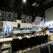 内観（カウンター席）