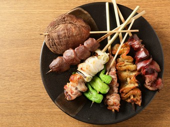 「名古屋コーチン」の食感・旨みが際立つ『串焼き』