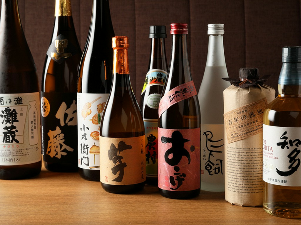 「名古屋コーチン」に合わせて厳選されたお酒