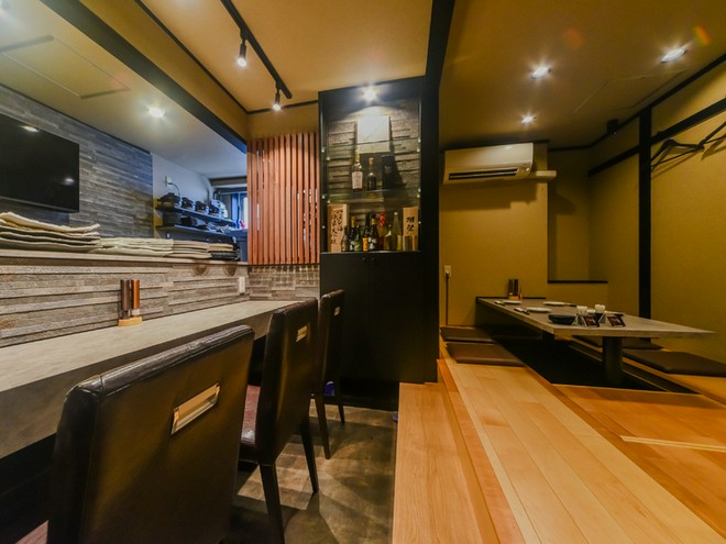 カウンター席がある