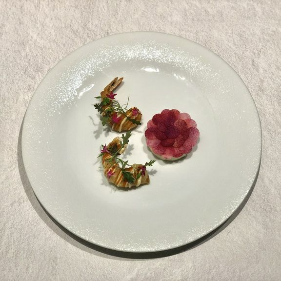 白姫海老のフリット