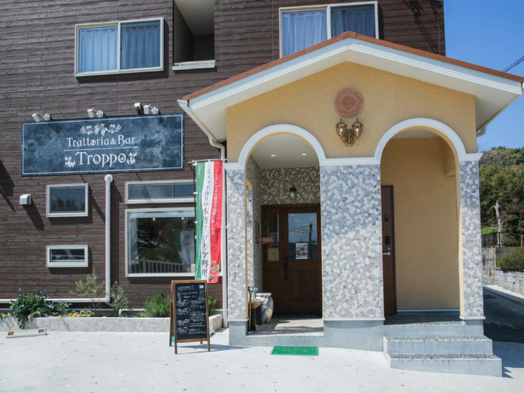 1日1組限定で宿泊可能。佐世保初の宿泊できるイタリア料理店
