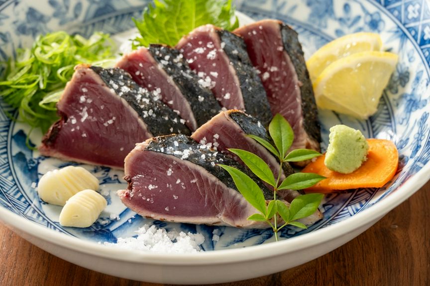 [魚もん]本場！鰹のタタキ（塩・たれ）