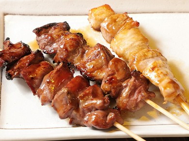香ばしさ溢れる自慢の串焼き