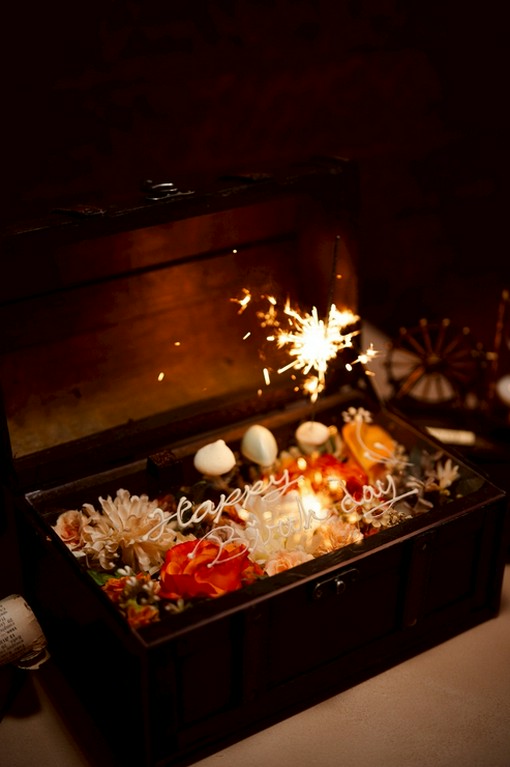 宝箱を開けると特別な記念日プレート