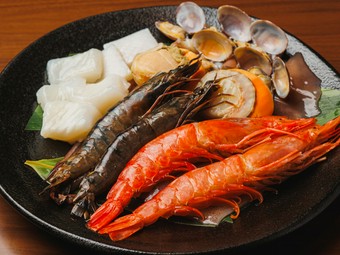 豪快に焼いて味わう海鮮の旨み『海鮮バーベキュー』