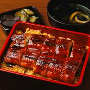 『うなぎ丼』よりうなぎが2倍、ご飯が1.5倍
