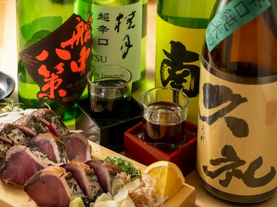 料理を引き立てる地酒にこだわる店