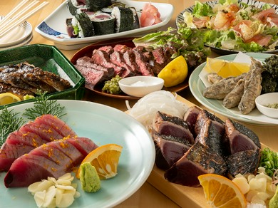 県外のお客様にお勧めの土佐物コースを、ご用意しております。