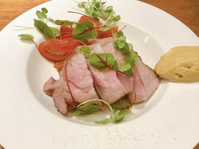 人気！犬鳴山ポークの料理