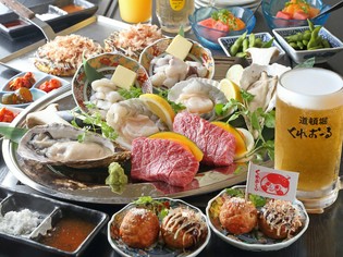 魚介類・野菜・肉など、鮮度と味にこだわった食材のみを使用