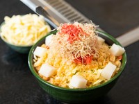定番もんじゃも、さすがの旨さ『明太子・もち・チーズもんじゃ』