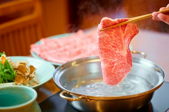 神戸牛・近江牛の両方を味わう『神戸牛リブロース　三種食べ放題としゃぶ禅のおもてなし』