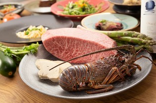 黒毛和牛に旬の鮮魚。ゲストを想い吟味する食材