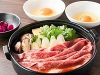 極上の黒毛和牛を南部鉄器でいただく『すき焼き』