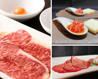 Finish with grilled sirloin shabu-shabu (Kobau course)