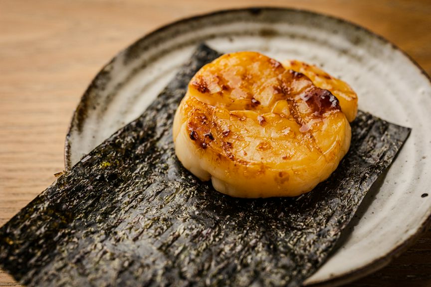帆立の磯辺焼き