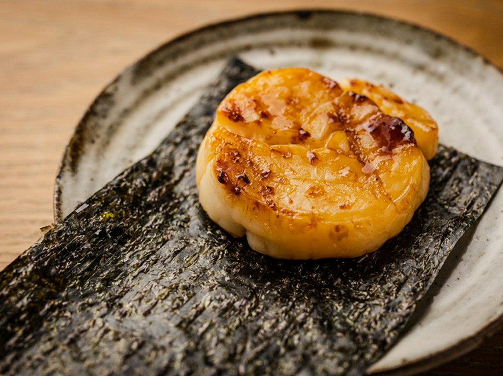 帆立の磯辺焼き