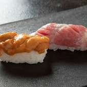 店主の握る寿司が目的。寿司を中心に先附や椀物も満喫できる『セット』