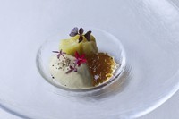 秋茄子のムースとマリネ コンソメのジュレ