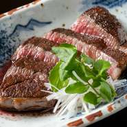 柔らかさが自慢の『黒毛和牛ステーキ』