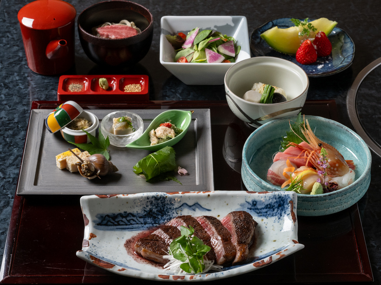 ■ Wagyu beef steak banquet (eight dishes)