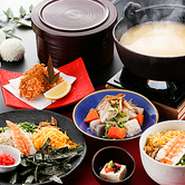 人気の「島じゅうり膳」に天ぷらがついたメニューが登場しました！