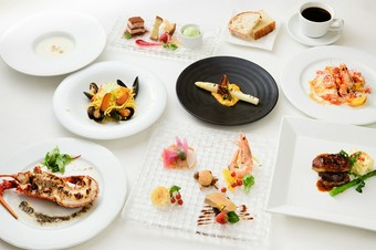 料理長の厳選食材や調理法を楽しめるお任せコース