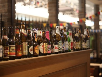 海外輸入クラフトビールが充実のラインナップ