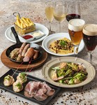 35種飲み放題付。世界のビール博物館の定番料理を集めたビアホールを楽しむカジュアルプラン！