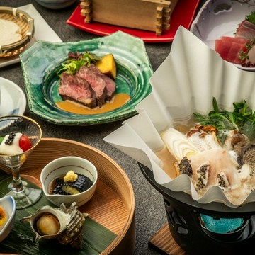 【2時間飲放題付】「伎」九州の和牛ローストをメインに鮮魚から箸休めまで贅を尽くしたコース