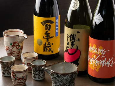 九州・全国の地酒や、店長オススメの日本酒も必見