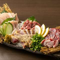 スタッフイチオシ『鶏刺盛り合わせ』