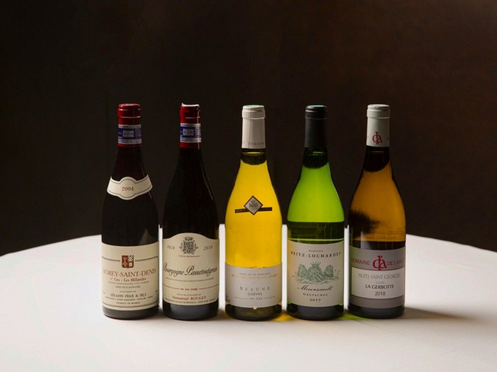 常時300種近いワインをストック。シャンパンがグラスでも注文可