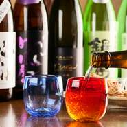 ドリンクメニューもバラエティ豊富な品揃え。特に日本酒は、うなぎ・焼き鳥に合わせてセレクトされており、オススメの「北雪」から定番もの、その時期オススメの日本酒も多数取り揃えています。