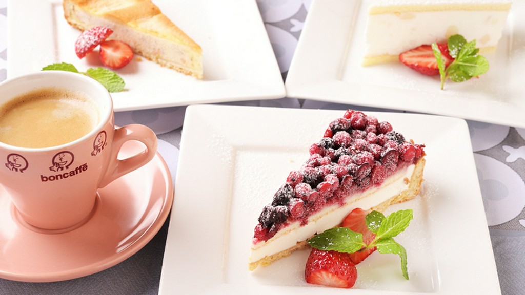 イタリア産直輸入のケーキ・タルト各種