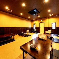 20名以上での宴会も開きやすい、リラックスできる座敷を完備