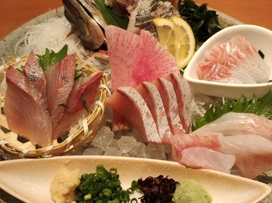 北陸直送御造りの盛り合わせ