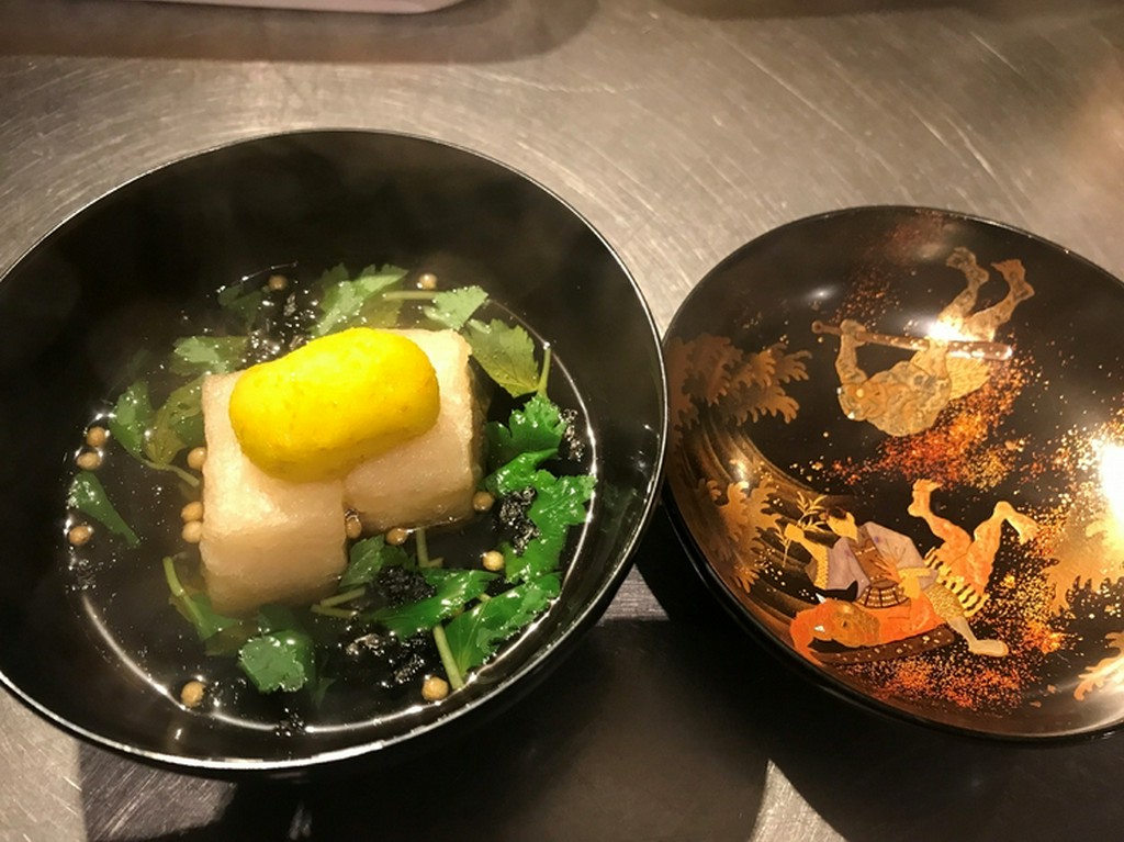 胡麻豆腐の揚げ出し